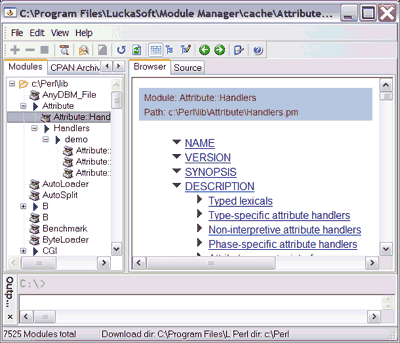 Screenshot for Perl Module Manager 1.2.0.18